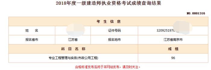 2018年一級建造師考試通過情況