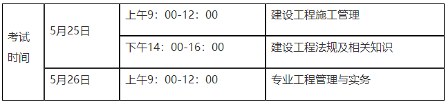 貴州2019年二級建造師考試時間及考區(qū)考點設(shè)置