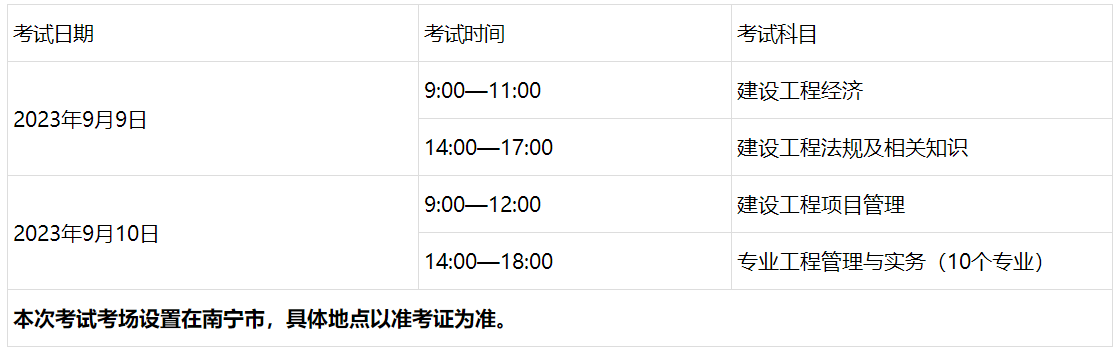 一、考試時間、科目及考場設(shè)置