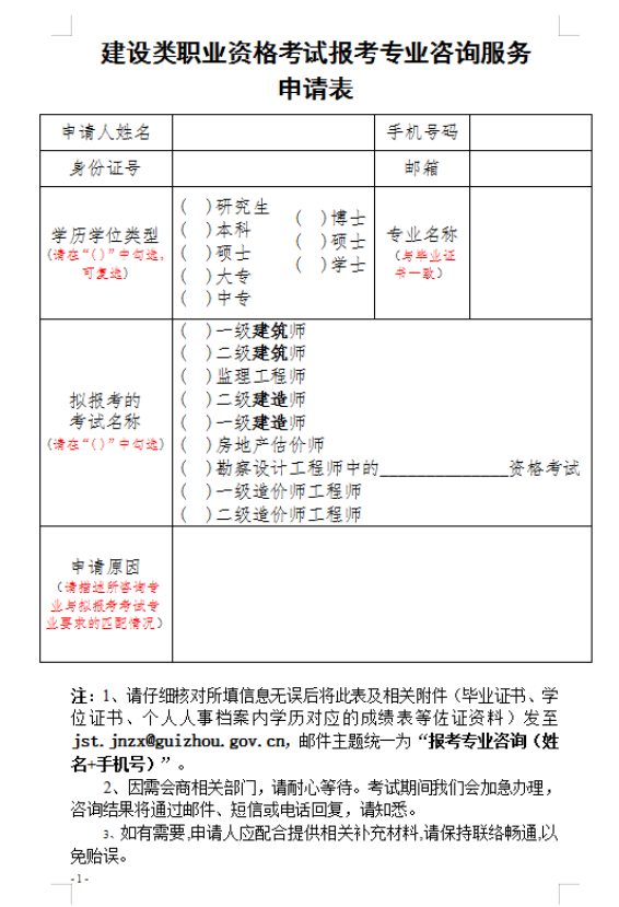 申請表